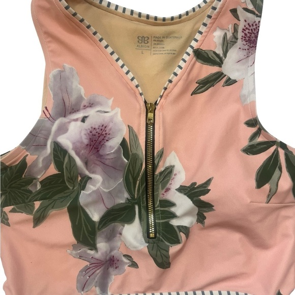 ALBION Island Fever Bombshell Zip One Piece Swimsuit - Picture 3 of 5